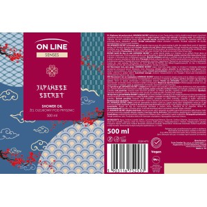 ON LINE olejkowy Senses żel pod prysznic JAPANESE SECRET 500ML